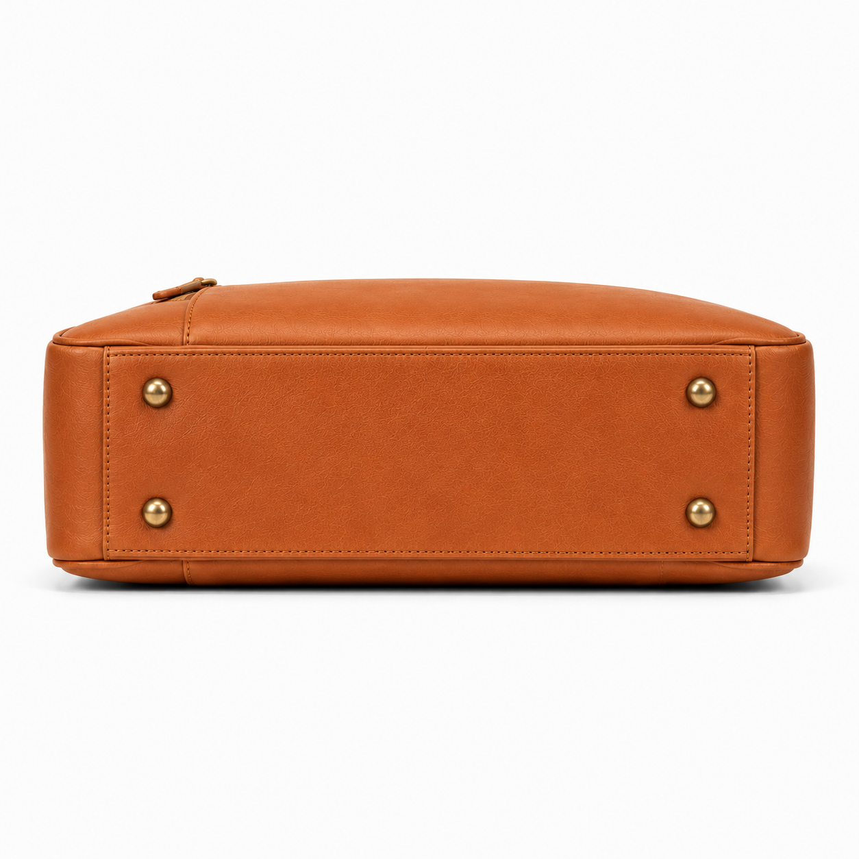 Leather Briefcase Backpack – Vintage Tan Laptop Travel Bag
