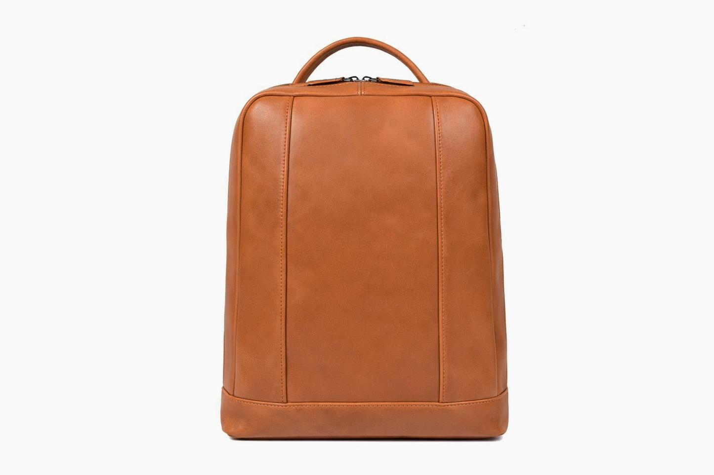 Premium Brown Leather Backpack – Work & Travel - Tan