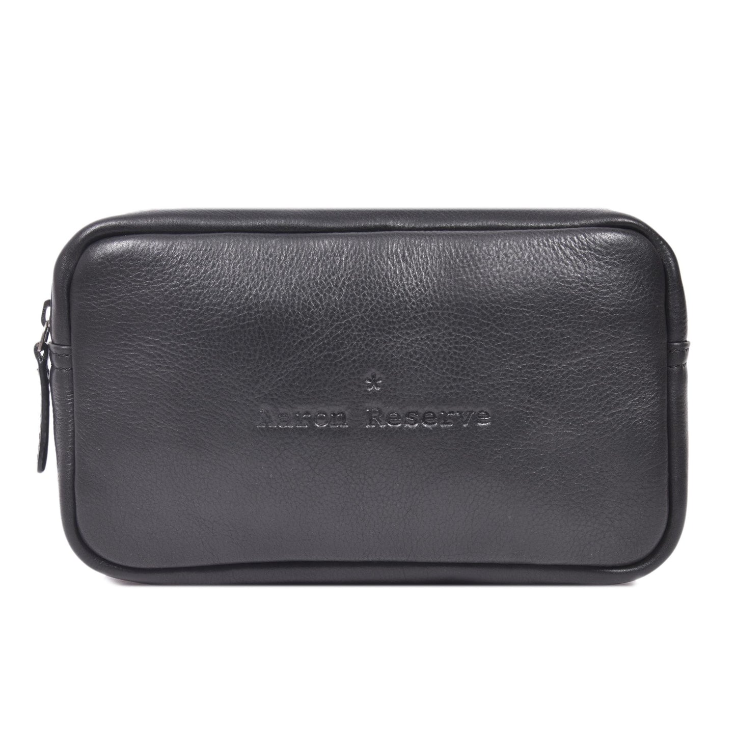 Aaron Reserve Tan Leather Utility Pouch | Premium Travel Organizer