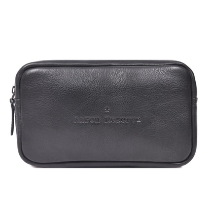 Aaron Reserve Tan Leather Utility Pouch | Premium Travel Organizer