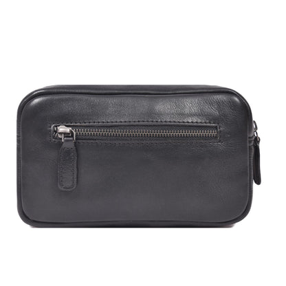Aaron Reserve Tan Leather Utility Pouch | Premium Travel Organizer