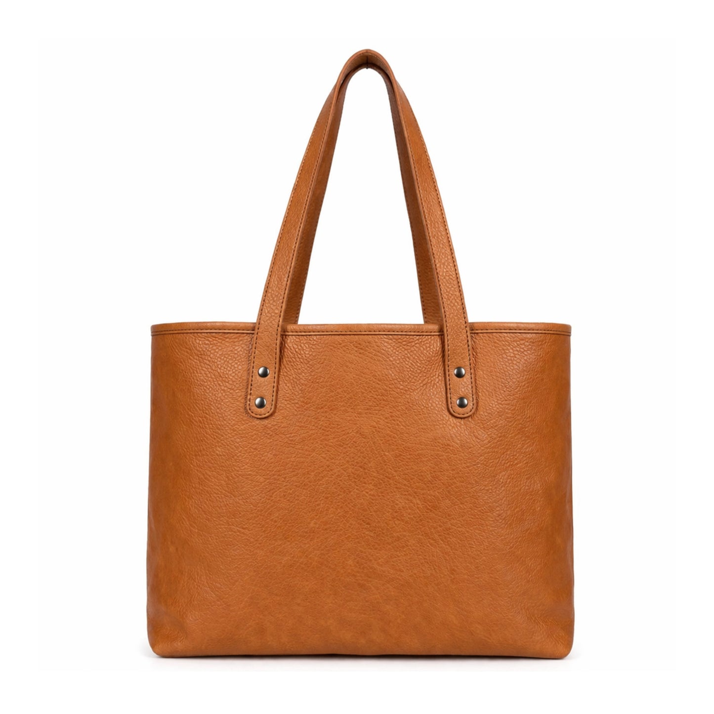Classic Tan Leather Tote Bag – Everyday Minimal Carry