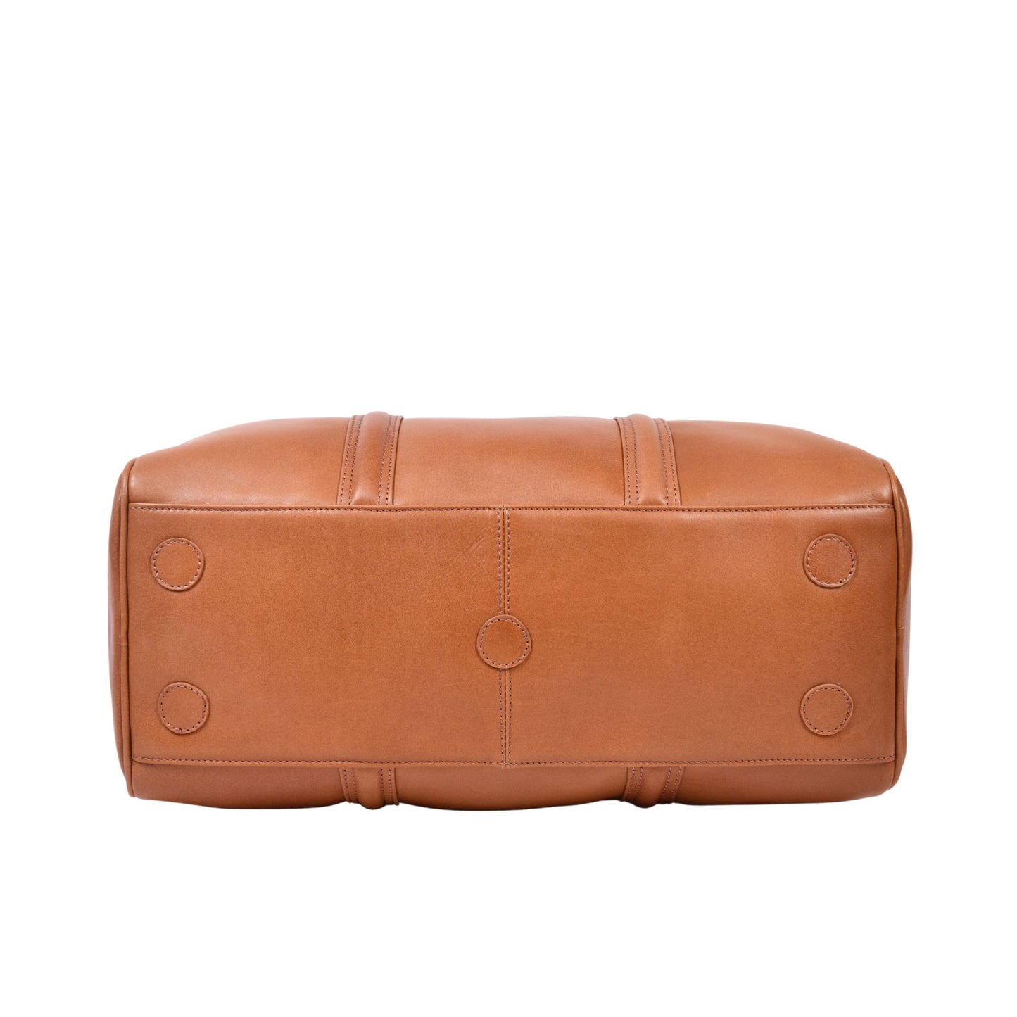 Classic Leather Duffle Bag with Shoulder Strap