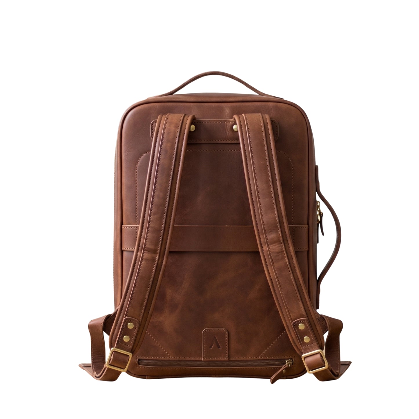 Virello Structured Leather Backpack – Smart Carry Edition