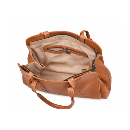 Vintage Leather Doctor Style Travel Bag – Compact & Elegant