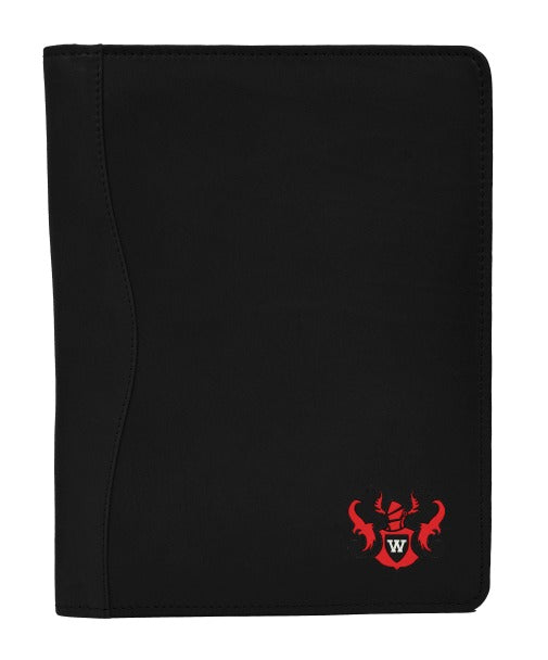 Elegant Leather File Organizer with Smooth Finish - Black