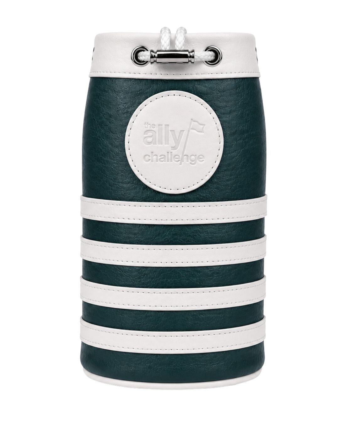 Classic Leather Golf Ball Pouch for Golf Accessories - Green