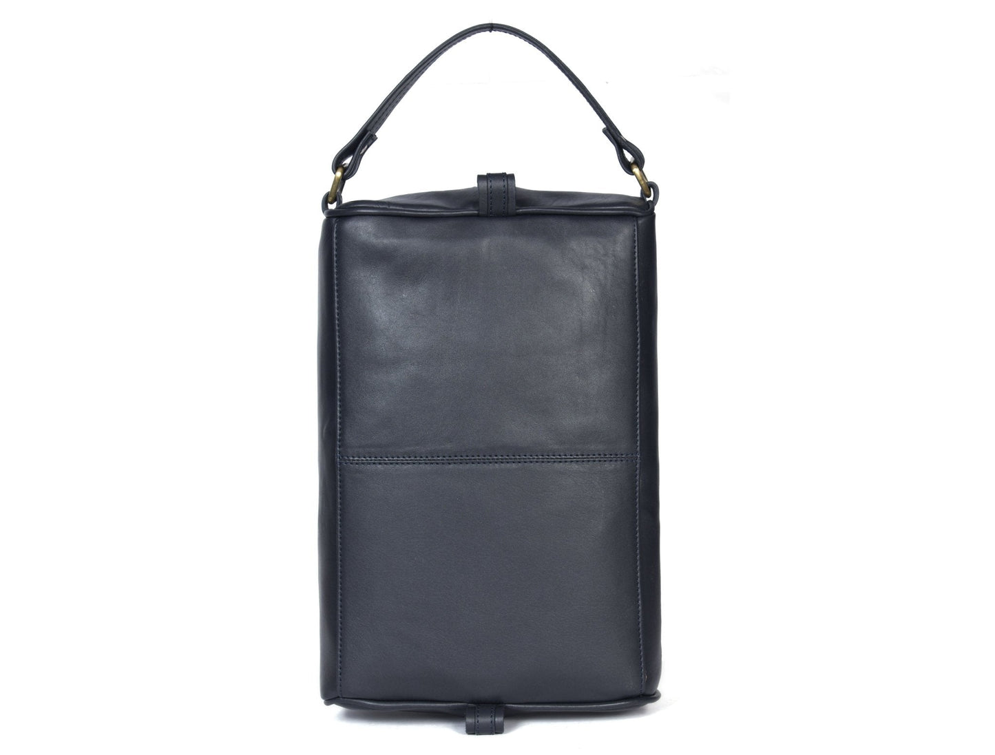 Elegant Black Leather Shoe Bag – Travel Ready - Aaron Leather Goods