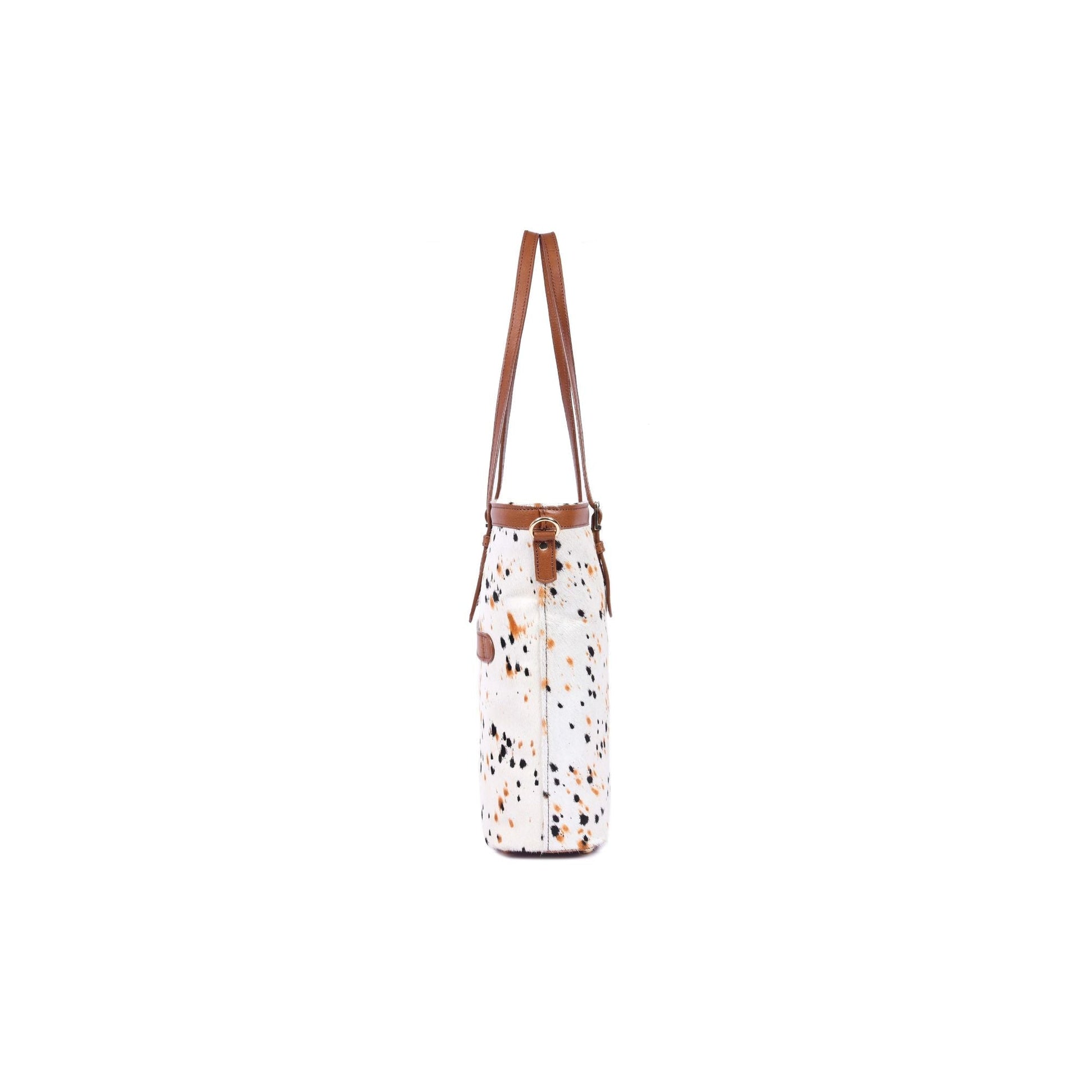 Hairon Leather Ladies Tote Bag with Adjustable Shoulder Strap - Aaron Leather Goods