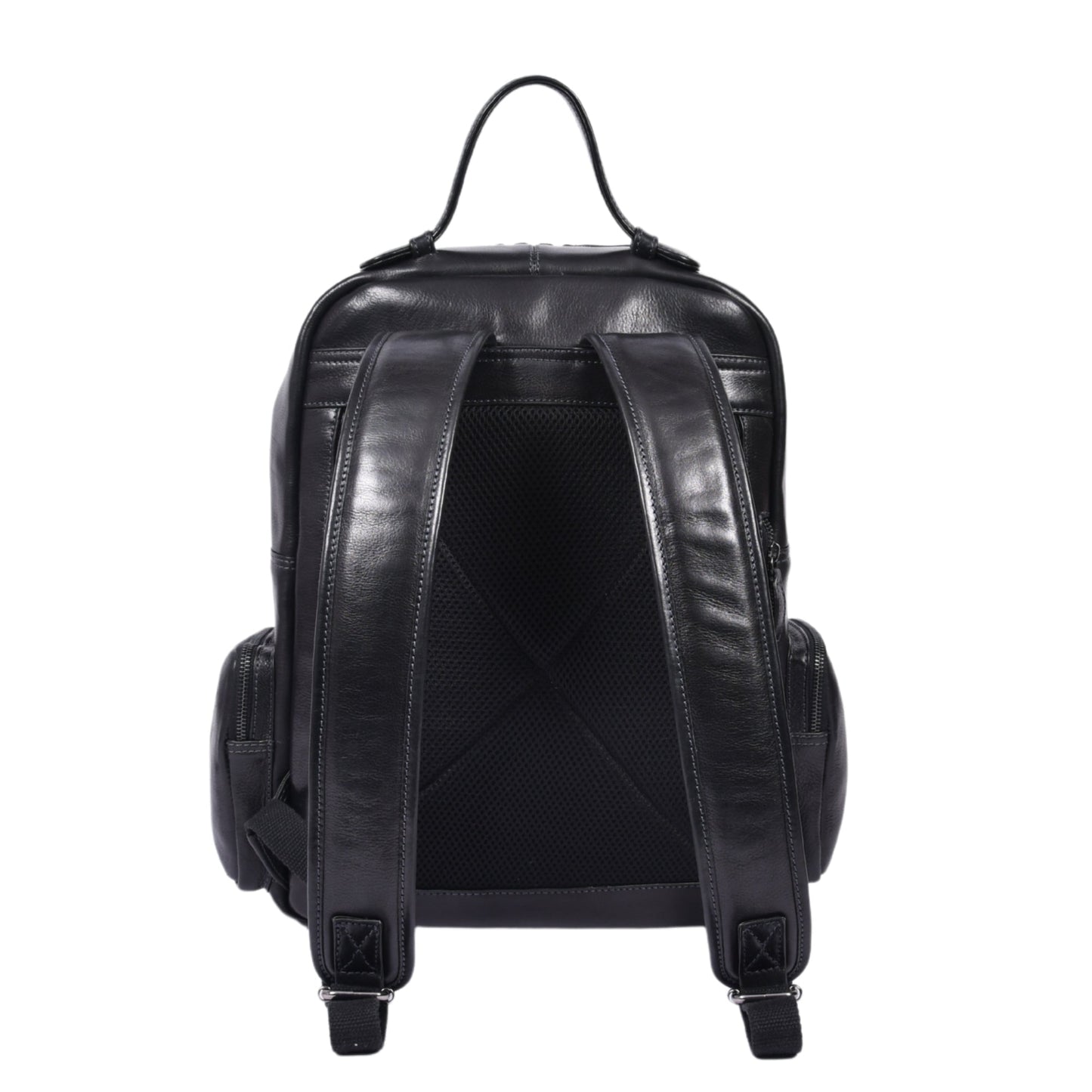 Luxury Black Leather Laptop Backpack – Minimal & Modern - Aaron Leather Goods