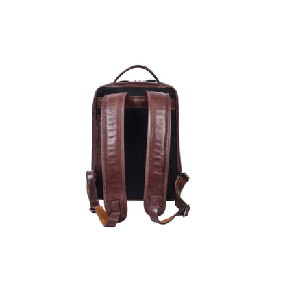 Premium Brown Leather Backpack – Work & Travel - Aaron Leather Goods