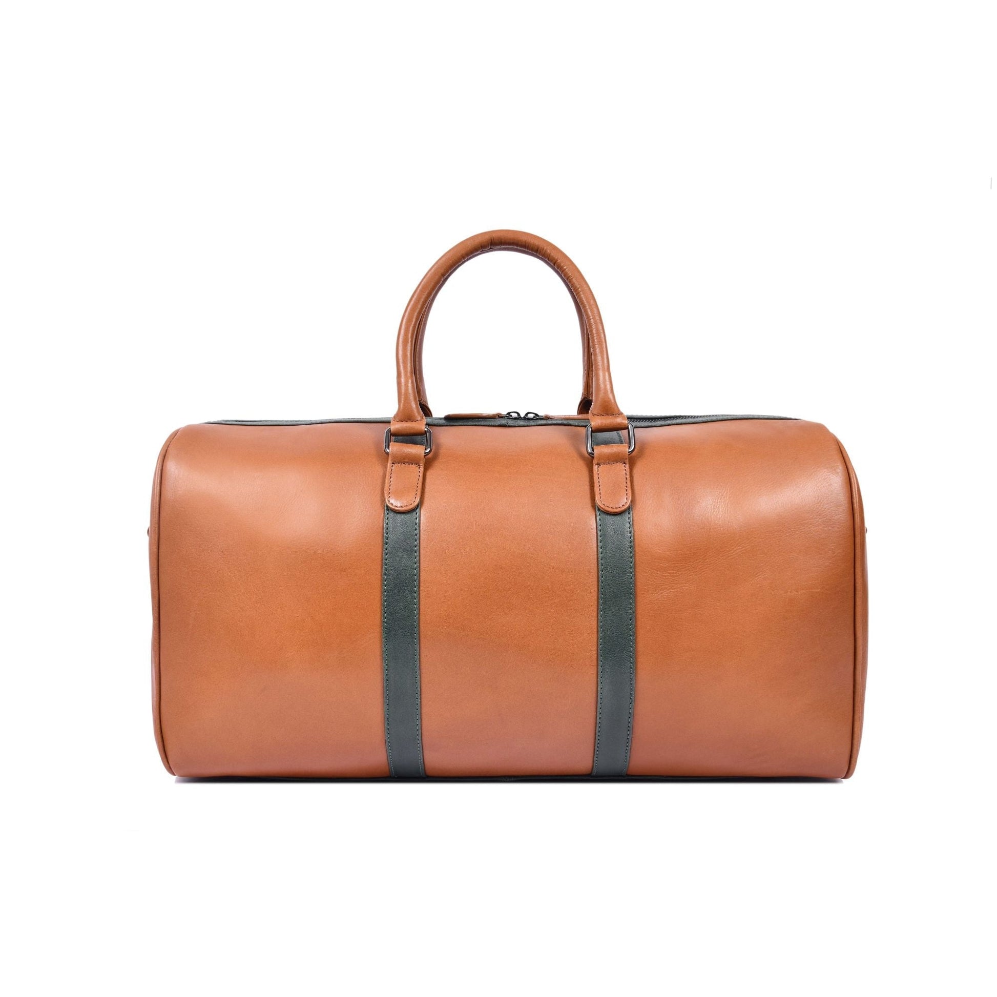 Stylish Leather Weekender Duffle for Travel & Gym Use - Aaron Leather Goods
